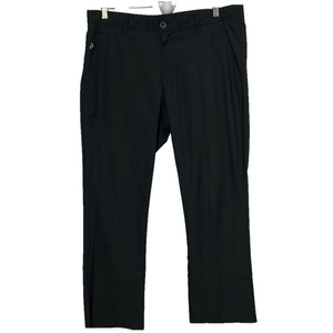 Peak Performance Active Wear Black Dress Pants with Flat Front and Straight Leg